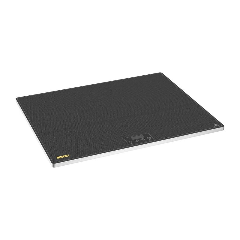 Buffalo Warmhoudplaat | Slimline | 2/1 GN | 65°c/105°c | 0.5kw (230v) | Touchbediening | 650x530x25(h)mm