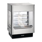 Lincat Pizza-warmhoudvitrine | Rvs | 3 Niveaus (roterend) | 72°c/95°c | 1.5kw (230v) | 562x562x783(h)mm
