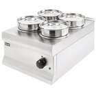 Lincat Bain Marie | 0.75kw | Rvs | Incl. 4x 4,5l Potten | 600x450x325mm