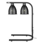 Buffalo Warmhoudbrug | Zwart | 1/1 GN | Verstelbare Hoogte | 2x 250w | 350x430x600/800(h)mm