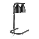 Buffalo Warmhoudbrug | Zwart | 1/1 GN | Verstelbare Hoogte | 2x 250w | 350x430x600/800(h)mm