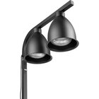 Buffalo Warmhoudbrug | Zwart | 1/1 GN | Verstelbare Hoogte | 2x 250w | 350x430x600/800(h)mm