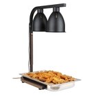 Buffalo Warmhoudbrug | Zwart | 1/1 GN | Verstelbare Hoogte | 2x 250w | 350x430x600/800(h)mm