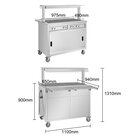 Buffalo Mobiele Uitgiftewagen Met Gesloten Verwarmd Blad 3x 1/1 GN
