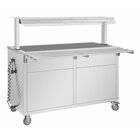 Buffalo Mobiele Uitgiftewagen Met Massief Verwarmd Bovenblad 4x 1/1 GN