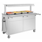 Buffalo Mobiele Uitgiftewagen Met Massief Verwarmd Bovenblad 4x 1/1 GN