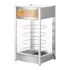 Buffalo Pizza-warmhoudvitrine | Staal | 30°c/90°c | Statisch | 4 Niveaus (roterend) | 0.8kw (230v) | 460x448x785(h)mm
