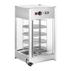 Buffalo Pizza-warmhoudvitrine | Staal | 30°c/90°c | Statisch | 4 Niveaus (roterend) | 0.8kw (230v) | 460x448x785(h)mm