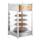 Buffalo Pizza-warmhoudvitrine | Staal | 30°c/90°c | Statisch | 4 Niveaus (roterend) | 0.8kw (230v) | 460x448x785(h)mm