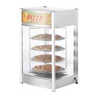 Buffalo Pizza-warmhoudvitrine | Staal | 30°c/90°c | Statisch | 4 Niveaus (roterend) | 0.8kw (230v) | 460x448x785(h)mm