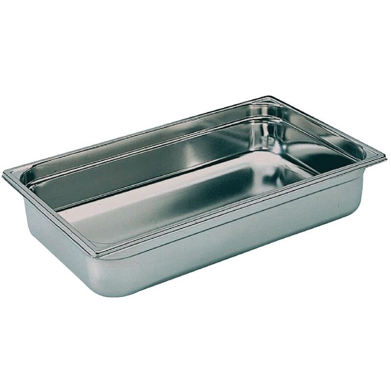 Matfer Bourgeat Gn-bak | Rvs | 1/1 GN | Hoogte 65mm | 530x325x65(h)mm