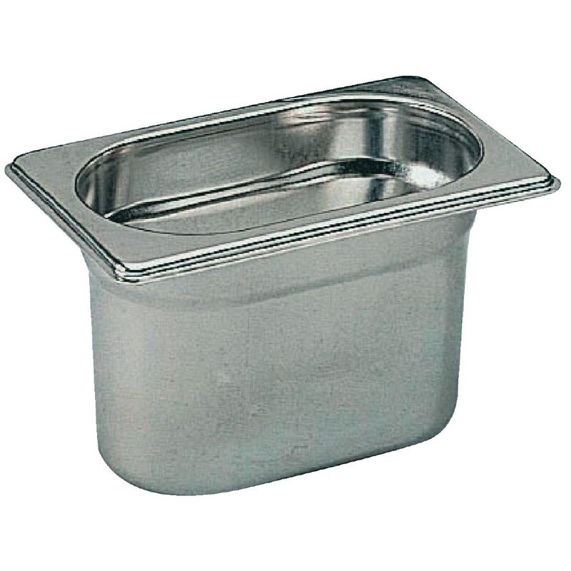 Matfer Bourgeat GN Bak Rvs 1/9 - 0,8l | 176x108x100(h)mm