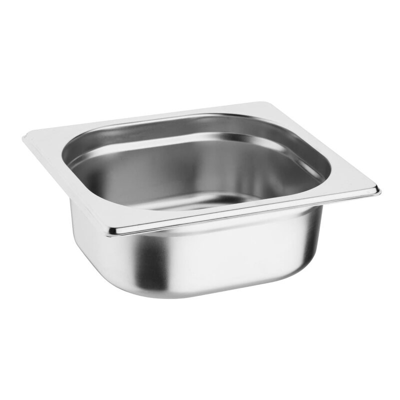 Vogue Gn-bak | Rvs | 1/6 GN | Hoogte 65mm | 176x162x65(h)mm