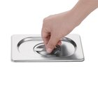Vogue GN Deksel Rvs Met Handgreep 1/9 | Voor K824, K825 en K826