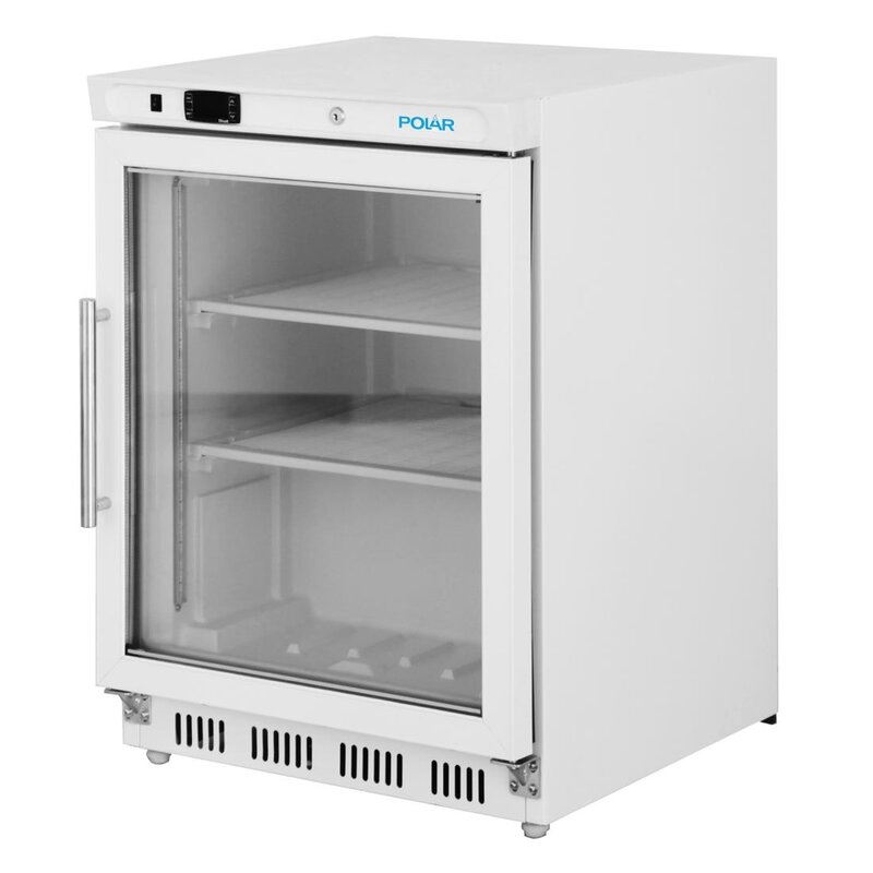 Polar Vrieskast | C-serie | 129l | Wit | -18°c/-22°c | Statisch | Wielen | 600x585x855(h)mm