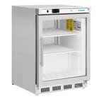 Polar Vrieskast | C-serie | 129l | Rvs | -18°c/-22°c | Statisch | Wielen | 600x585x855(h)mm