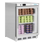 Polar Vrieskast | C-serie | 129l | Rvs | -18°c/-22°c | Statisch | Wielen | 600x585x855(h)mm