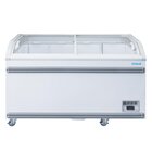 Polar Supermarkt Vrieskist | G-serie | 500l | Wit | -18°c/-22°c | Statisch | Schuifdeksels | Wielen | 1424x758x780(h)mm