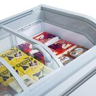 Polar Supermarkt Vrieskist | G-serie | 500l | Wit | -18°c/-22°c | Statisch | Schuifdeksels | Wielen | 1424x758x780(h)mm