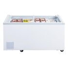 Polar Supermarkt Vrieskist | G-serie | 500l | Wit | -18°c/-22°c | Statisch | Schuifdeksels | Wielen | 1424x758x780(h)mm