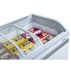 Polar Supermarkt Vrieskist | G-serie | 700l | Wit | -18°c/-22°c | Statisch | Schuifdeksels | Wielen | 2004x758x780(h)mm