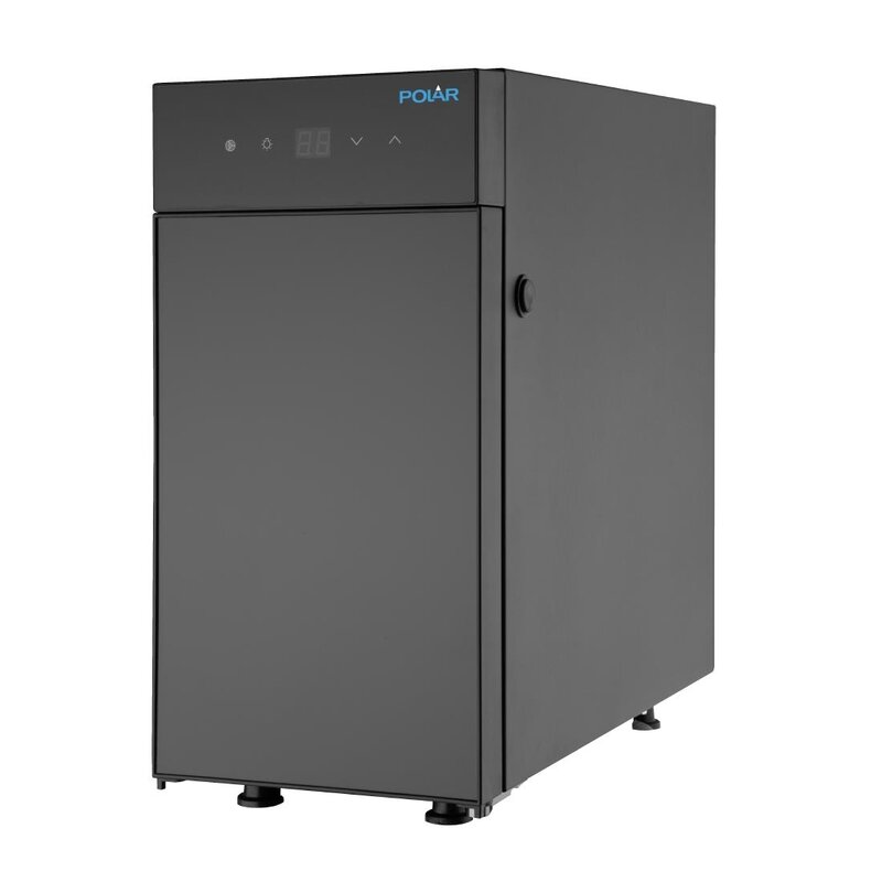 Polar Melkkoeler | G-serie | 9L | -1°c/+5°c | Zwart | Incl. Melkcontainer | 220x452x455(h)mm