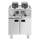 Buffalo 600 Serie Vrijstaande Elektrische Friteuse Met Dubbele Tank 2X 8ltr