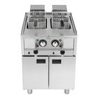 Buffalo 600 Serie Vrijstaande Elektrische Friteuse Met Dubbele Tank 2X 8ltr