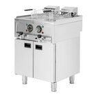 Buffalo 600 Serie Vrijstaande Elektrische Friteuse Met Dubbele Tank 2X 8ltr