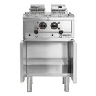 Buffalo 600 Serie Vrijstaande Elektrische Friteuse Met Dubbele Tank 2X 8ltr
