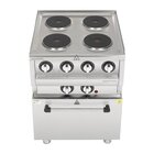 Buffalo 600 Serie 4 Plaat Elektrische Convectie Oven