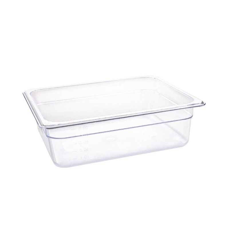 Vogue GN Bak Polycarbonaat 1/2 - 6L | 325x265mm