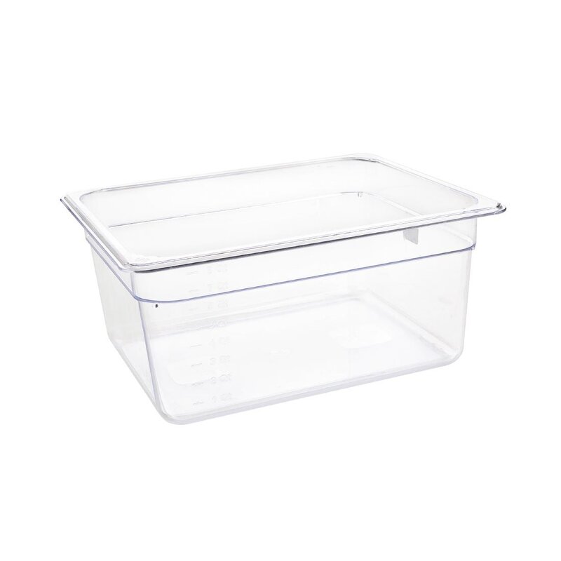 Vogue GN Bak Polycarbonaat 1/2 - 8,8l | 325x265mm