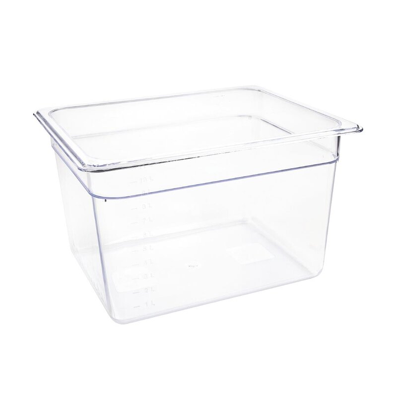 Vogue GN Bak Polycarbonaat 1/2 - 10,8l | 325x265mm