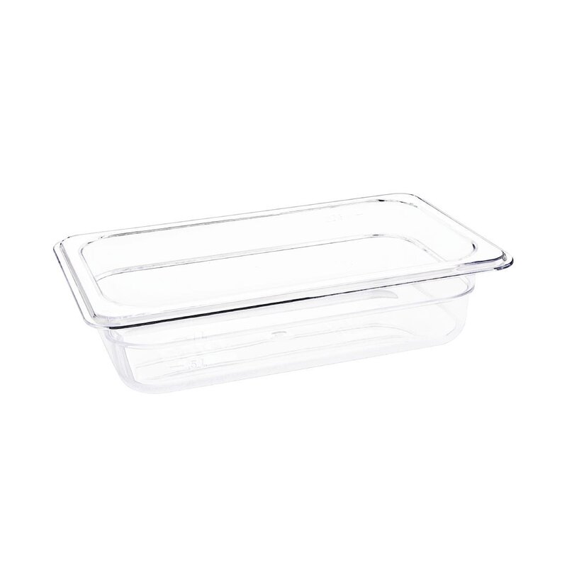 Vogue GN Bak Polycarbonaat 1/4 - 1,6l | 265x162x65(h)mm