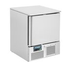 Polar Viskoelkast | U-serie | 140l | Rvs | -4°c/+4°c | Geforceerd | Incl. 3 Visbakken | 680x700x850(h)mm