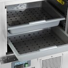 Polar Viskoelkast | U-serie | 140l | Rvs | -4°c/+4°c | Geforceerd | Incl. 3 Visbakken | 680x700x850(h)mm