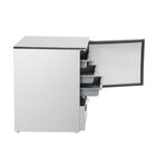 Polar Viskoelkast | U-serie | 140l | Rvs | -4°c/+4°c | Geforceerd | Incl. 3 Visbakken | 680x700x850(h)mm
