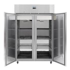 Polar Vrieskast | U-serie | 1400l (2/1 Gn) | Rvs | -10°c/-22°c | Geforceerd | Wielen (geremd) | 1400x810x2150(h)mm