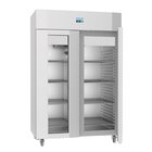 Polar Vrieskast | U-serie | 1400l (2/1 Gn) | Rvs | -10°c/-22°c | Geforceerd | Draaideuren | Wielen (geremd) | 1400x810x2150(h)mm