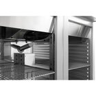 Polar Vrieskast | U-serie | 1400l (2/1 Gn) | Rvs | -10°c/-22°c | Geforceerd | Draaideuren | Wielen (geremd) | 1400x810x2150(h)mm