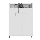 Polar Vrieskast | U-serie | 1300l (2/1 Gn) | Rvs | -18°c/-22°c | Geforceerd | Wielen (geremd) | 1420x875x2090(h)mm