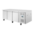 Polar Bakkerij Koelwerkbank | U-serie | Energiezuinig | 634l | 3 Deuren (en600x400) | +2°c/+8°c | Geforceerd | Wielen (geremd) | 2020x800x860(h)mm
