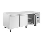 Polar Bakkerij Koelwerkbank | U-serie | Energiezuinig | 634l | 3 Deuren (en600x400) | +2°c/+8°c | Geforceerd | Wielen (geremd) | 2020x800x860(h)mm