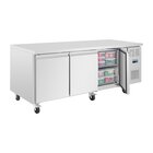 Polar Bakkerij Koelwerkbank | U-serie | Energiezuinig | 634l | 3 Deuren (en600x400) | +2°c/+8°c | Geforceerd | Wielen (geremd) | 2020x800x860(h)mm