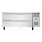 Polar U-series Gastronorm Koelwerkbank Met Zes Laden