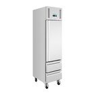 Polar Koelkast | G-serie | 292l (1/1 Gn) | Rvs | +2°c/+8°c | Geforceerd | Wielen (geremd) | 484x745x2100(h)mm