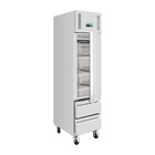 Polar Koelkast | G-serie | 292l (1/1 Gn) | Rvs | +2°c/+8°c | Geforceerd | Wielen (geremd) | 484x745x2100(h)mm