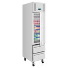 Polar Koelkast | G-serie | 292l (1/1 Gn) | Rvs | +2°c/+8°c | Geforceerd | Wielen (geremd) | 484x745x2100(h)mm