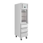Polar Koelkast | G-serie | 292l (1/1 Gn) | Rvs | +2°c/+8°c | Geforceerd | Wielen (geremd) | 484x745x2100(h)mm
